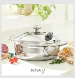 Princess House VIDA SANA 5-PLY STAINLESS STEEL COOKWARE 2.5-Qt. Casserole 5561