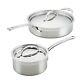 - ProBond Collection Professional Clad Stainless Steel 4-Piece Starter Cook