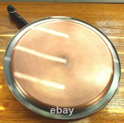 Rare Pre-1968 Copper Clad Bottom Revere Ware 1956 Pancake Griddle Pot Fry Pan