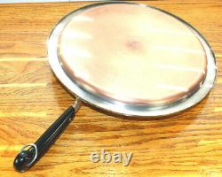 Rare Pre-1968 Copper Clad Bottom Revere Ware 1956 Pancake Griddle Pot Fry Pan