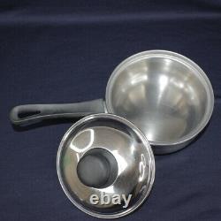 Regal Ware Cookware 11-Piece Stainless Steel Frying Pan Pots 4 3 2 1.5 Qt & Lids