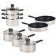 Russell Hobbs COMBO-6677 Excellence Cookware Set 6 Piece Induction Suitable