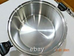 SALADMASTER 16 QT Roaster Stock pot 316Ti Titanium Stainless Waterless Cookware