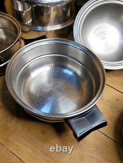 SALADMASTER 18-8 Tri-Clad Stainless Steel 10 Piece Cookware Set