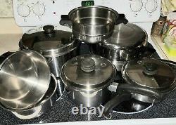 SALADMASTER 18-8 Tri-Clad Stainless Steel Cookware Set