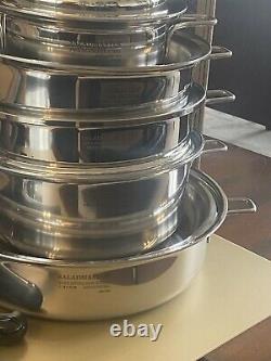 SALADMASTER 316TI Titanium Surgical Stainless Steel 16 Piece Luxury Cookware Set