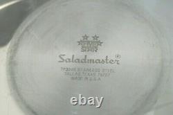 SALADMASTER 5 STAR 7 QT WOK TP304S STAINLESS STEEL & LID Waterless Cookware