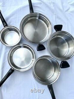 SALADMASTER Set System 7 Surgical Stainless Steel Cookware Plus Electric Skillet
