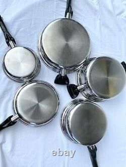 SALADMASTER Set System 7 Surgical Stainless Steel Cookware Plus Electric Skillet