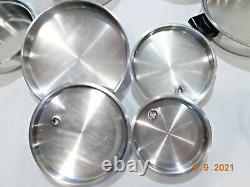 SALADMASTER T304S Surgical Stainless Steel Waterless Cookware Set