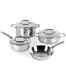 SAVEUR SELECTS Voyage Series Tri-Ply Stainless Steel 7-Pc. Cookware Set $599
