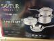 SAVEUR SELECTS Voyage Series Tri-ply Stainless Steel 18/10 7-Pc. Cookware Set