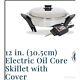 Saladmaster 12 (30.4cm) Electric Oil Core Skillet 220V. Waterless Cookware