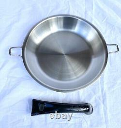 Saladmaster 316Ti 10 Gourmet Skillet Waterless Cookware Removable Handle