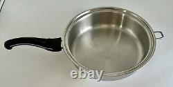 Saladmaster Titanium Stainless 316Ti Cookware 11 in 28 cm Skillet Saute Pan