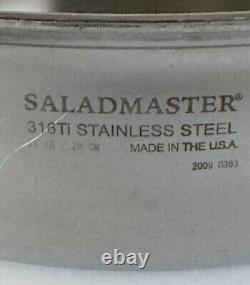 Saladmaster Titanium Stainless 316Ti Cookware 11 in 28 cm Skillet Saute Pan