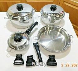 Saladmaster Xp7 316l Surgical Stainless Cookware 5 Qt 7 Qt 11 Skillet Waterles