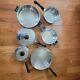 Saladmaster cookware 10 Piece Assorted Pots And Pans Steamer Double Boiler