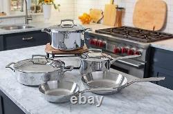 Saveur Selects Voyage Tri-Ply Stainless Steel 8 Piece Cookware Set