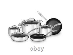 Scanpan Haptiq Stainless Steel 10 Piece Cookware Set