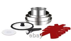 Set Battery 7 Pieces Lagostina Ingenio Stainless Non-Stick Set Cookware Cooking