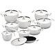 Silampos Yumi 9 Pieces Stainless Steel Cookware Set Made In Portugal