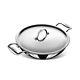 Stahl Triply Stainless Steel Kadai with Lid Stainless Steel Cookware 30 cm