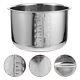 Stainless Steel Cookware Inner Pot for 4L Rice Cooker