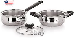 Stainless Steel Cookware Set, Silver