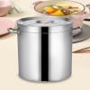 Stainless Steel Cookware Stockpot Big Cookware Tall Cooking Pot Multipurpose for