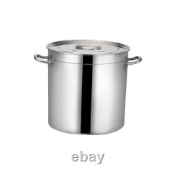 Stainless Steel Cookware Stockpot Tall Cooking Pot for Household Commercial