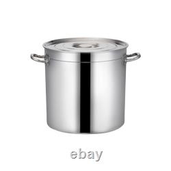 Stainless Steel Cookware Stockpot with Handle Induction Pot Tall Cooking Pot