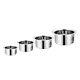 Stainless Steel Cookware Tope Pot Set Pack of 4 Pieces