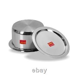 Stainless Steel Encapsulated Bottom Induction, Gas Friendly Cookware Tope, 1Ltr