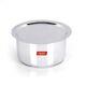 Stainless Steel Encapsulated Bottom Induction, Gas Friendly Cookware Tope, 4Ltr