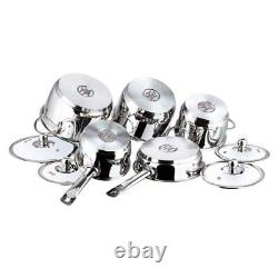 Stainless Steel Induction Friendly Cookware Set Pack of 5 Pieces