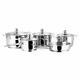 Stainless Steel Induction Friendly Tuscany Set Cookware, 5-Pieces