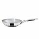 Stainless Steel Open Fry Pan Cookware 26 cm