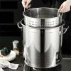 Stainless Steel Stockpot Multifunctional Big Cookware for Canteens Hotel