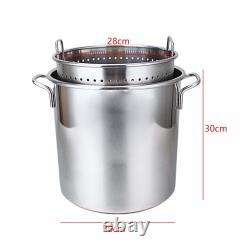 Stainless Steel Stockpot Multifunctional Big Cookware for Canteens Hotel