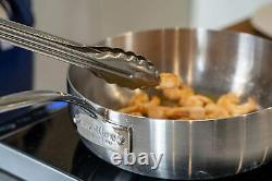 Stainless Steel Tri-Ply Chefs Pan Made In England Cookware Strong and Durable
