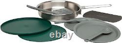 Stanley Adventure All-In-One Fry Pan Set Stainless Steel Camp Cookware 9