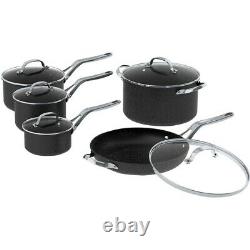 Starfrit The Rock 10-Piece Cookware Set with Stainless Steel Handles