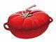 Staub Cookware Cocotte Tomato Oval Roaster Saucepan Cast Iron Cherry Red 25cm