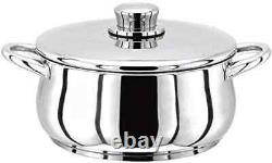 Stellar 1000 Stainless Steel Casserole Pan and Lid (24CM)