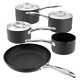 Stellar 6000 Hard Anodised 5 Piece Cookware Set Induction Dishwasher Safe