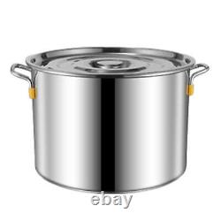 Stock Pot Stainless Steel Soup Bucket Cooking Pot Steamer Cookware Stew Pot