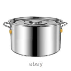 Stock Pot Stainless Steel Soup Bucket Cooking Pot Steamer Cookware Stew Pot