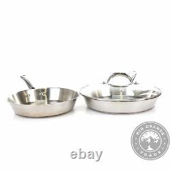 T-fal Ultimate 13 Piece Cookware Set C836SD Stainless Steel & Copper Bottom USED