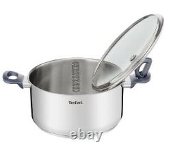 Tefal Daily Cook Stainless Steel Cookware Set 10 pieces